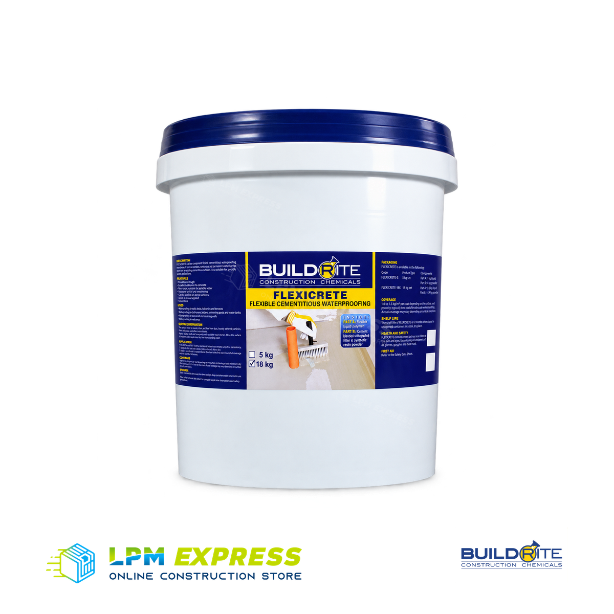 Buildrite Flexicrete waterproofing pail