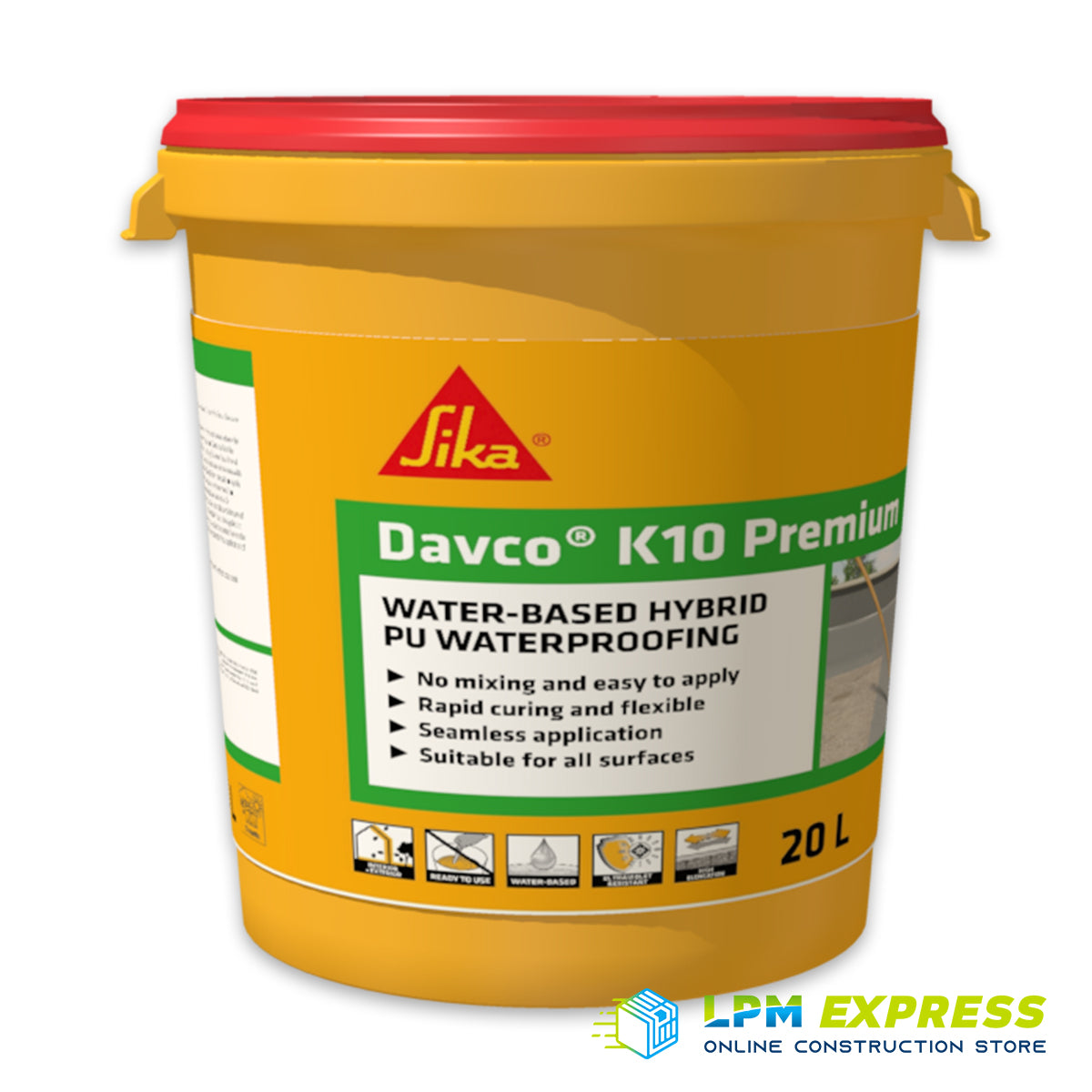 Bundle: 2 pails Davco K10 Premium