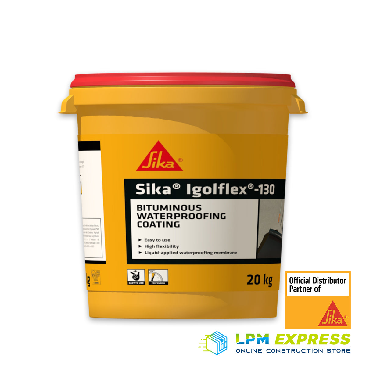 Sika Igolflex 130 Elastic Bitumen Liquid Waterproofing Membrane
