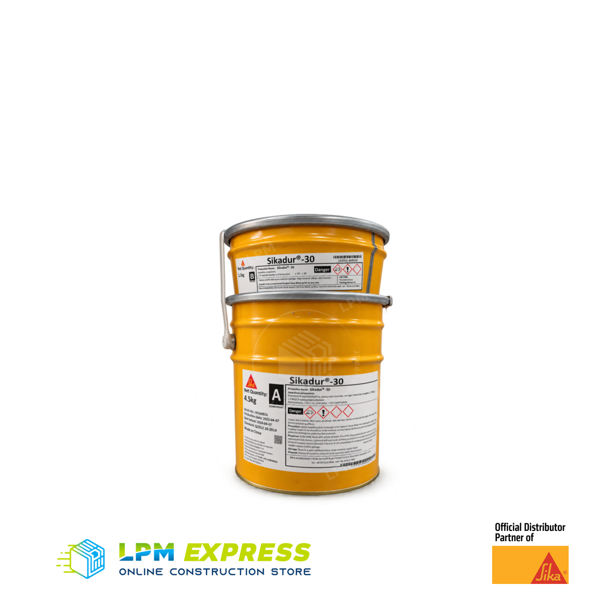 Sikadur 30 Structural Adhesive 6kg — 6kg structural adhesive set