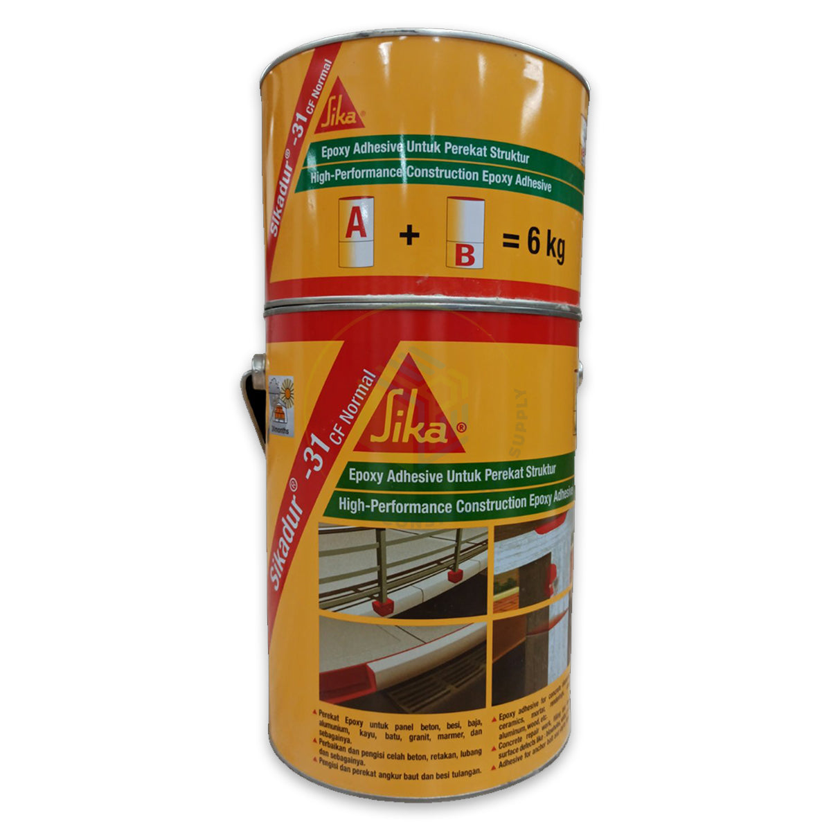 Sikadur-31 CF Normal two-part epoxy containers