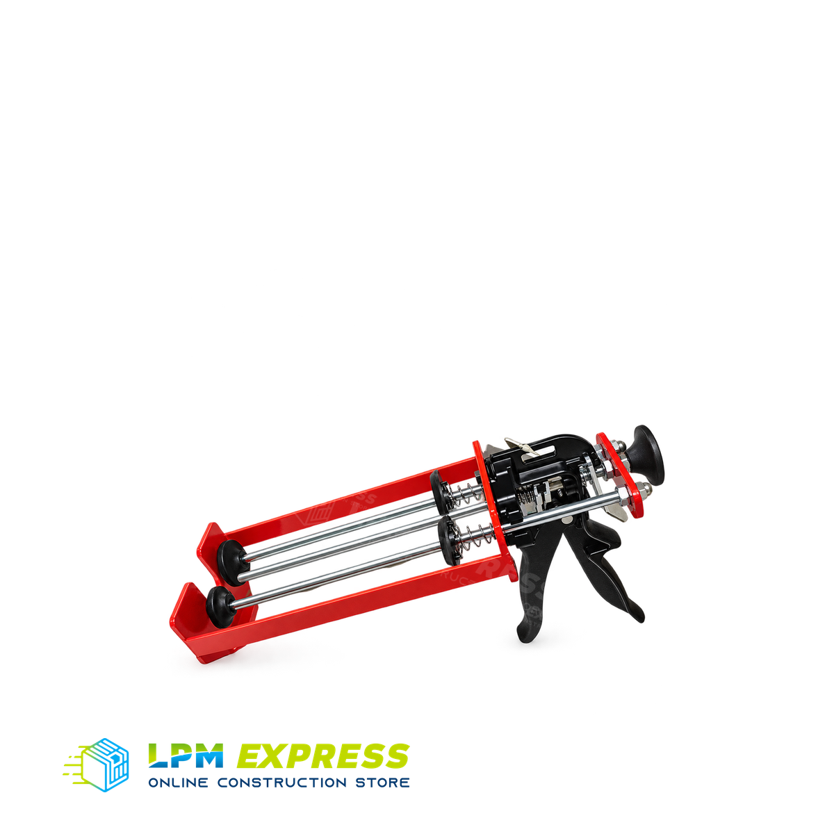 Manual 2:1 Dual-Cartridge Caulking Gun — manual dual-cartridge dispenser