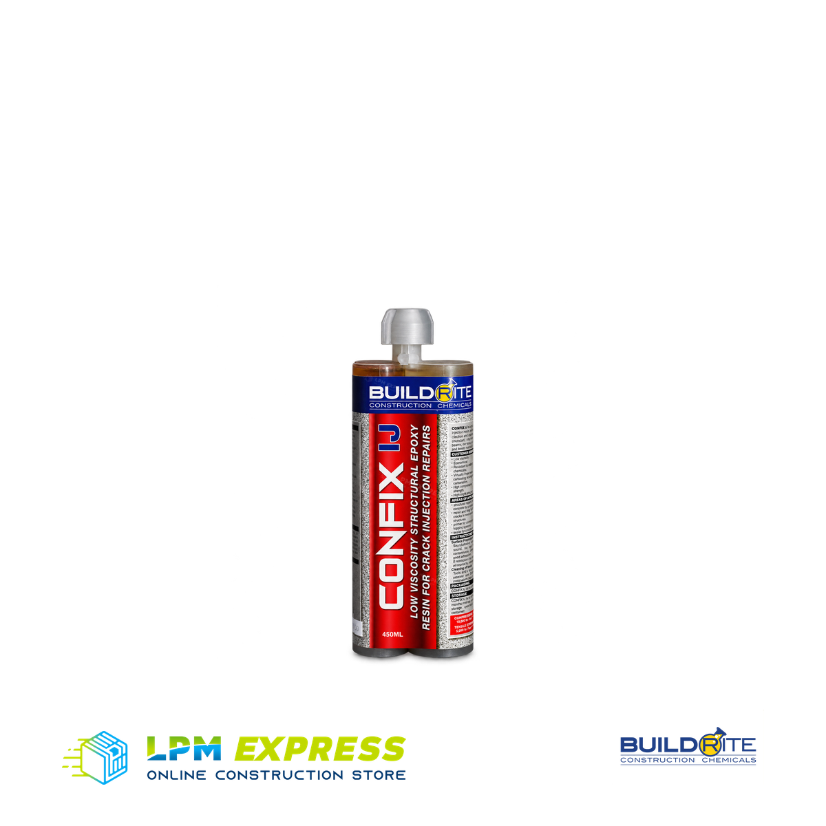 Buildrite Confix IJ epoxy injection cartridge