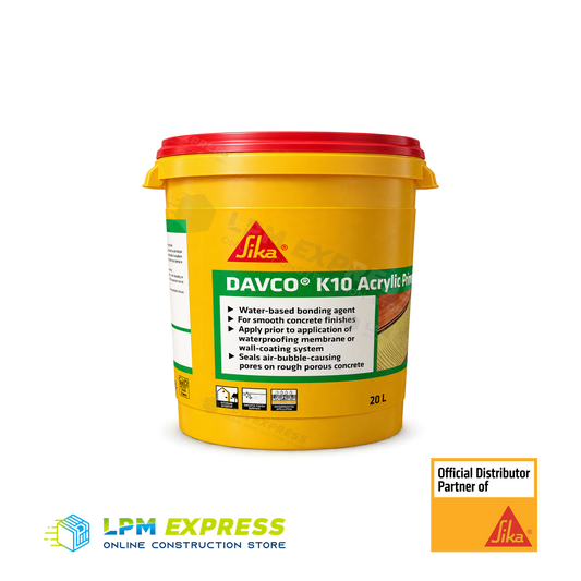 Sika Davco K10 Acrylic Primer 20L pail LPM Express