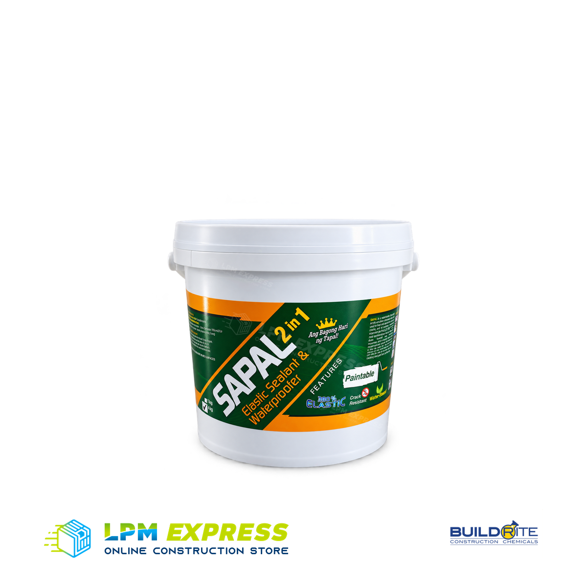 Buildrite Sapal 2-in-1 gallon container