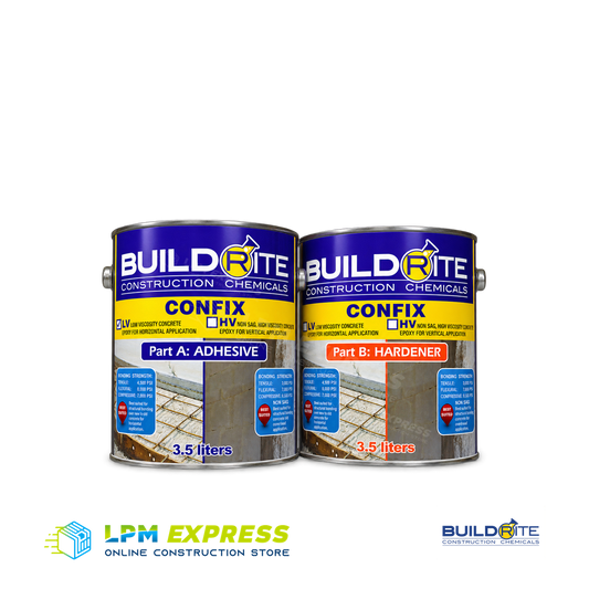 Buildrite Confix LV two-part epoxy container set