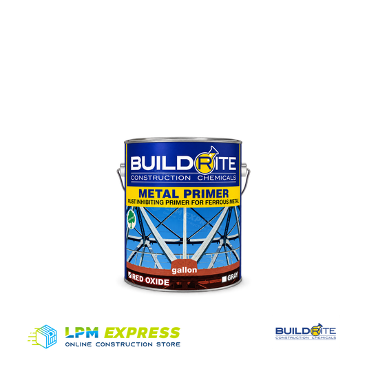 Buildrite Red Oxide Metal Primer 4L — 4L metal primer container