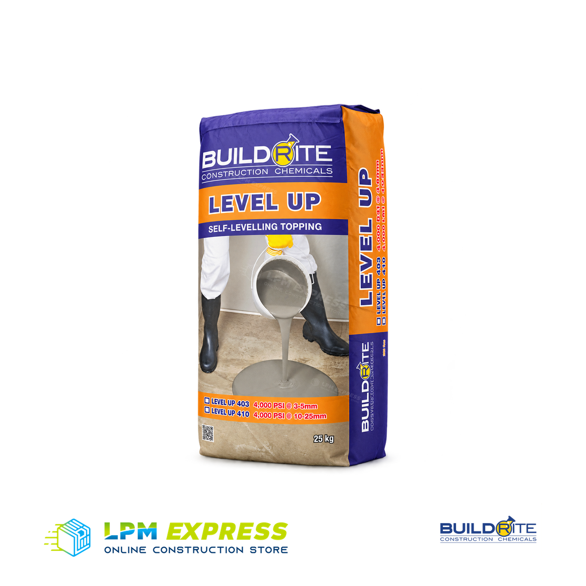Buildrite Level Up 410 underlayment bag