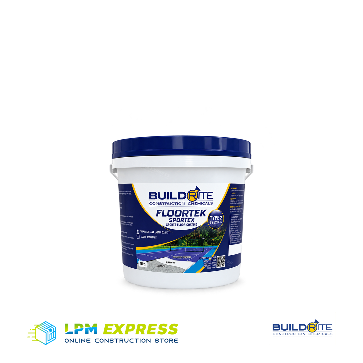 Buildrite Floortek Sportex Polyurethane Sports Floor Coating