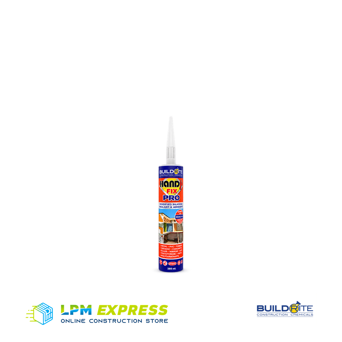 Buildrite Handy Fix Pro adhesive and sealant cartridge