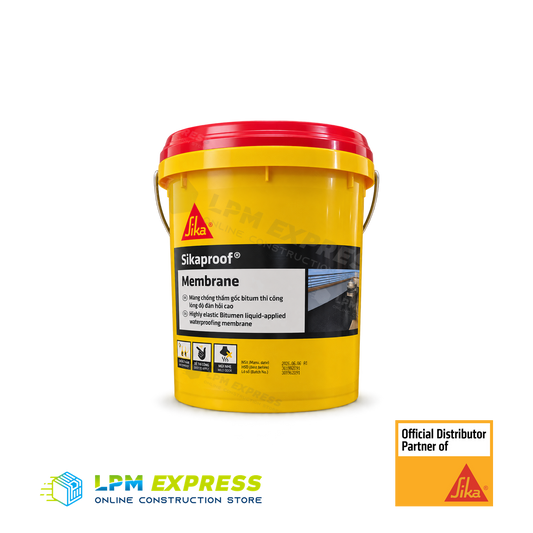 SikaProof Membrane Paste 20kg — membrane paste pail with new 18kg packaging LPM Express