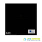 Black vinyl flooring surface sample