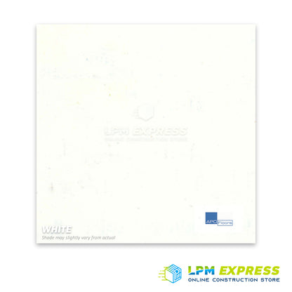 White vinyl flooring surface sample