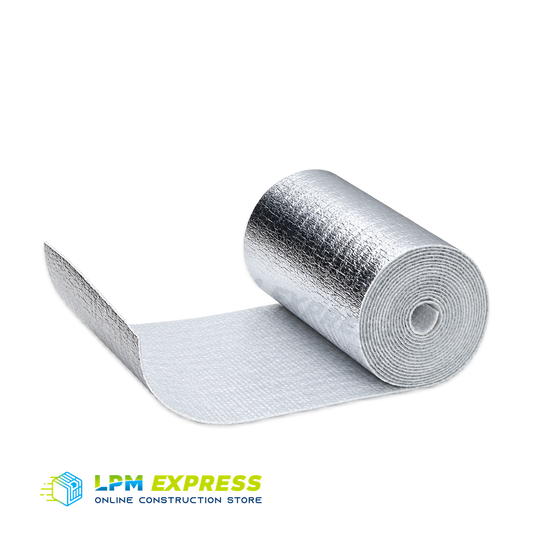 Aluminium-Faced Foam Insulation — foil-faced foam roll