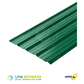 Green rib-profile metal sheet