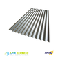 Corrugated metal sheet illustration