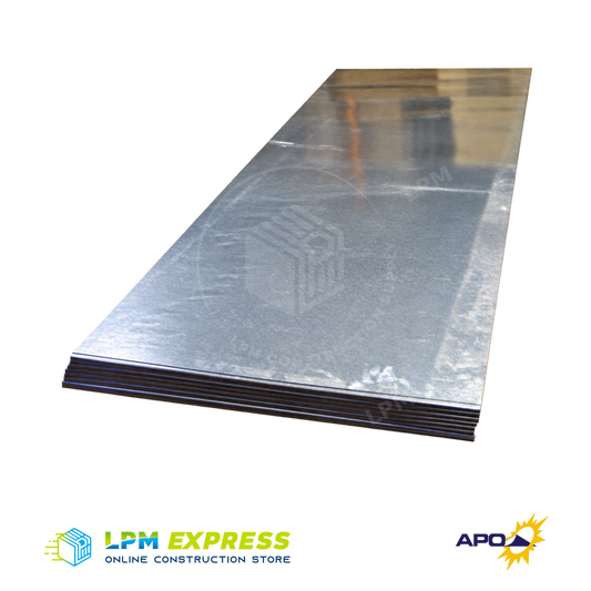 APO Galfan Plain Steel Sheets — plain steel sheet stack