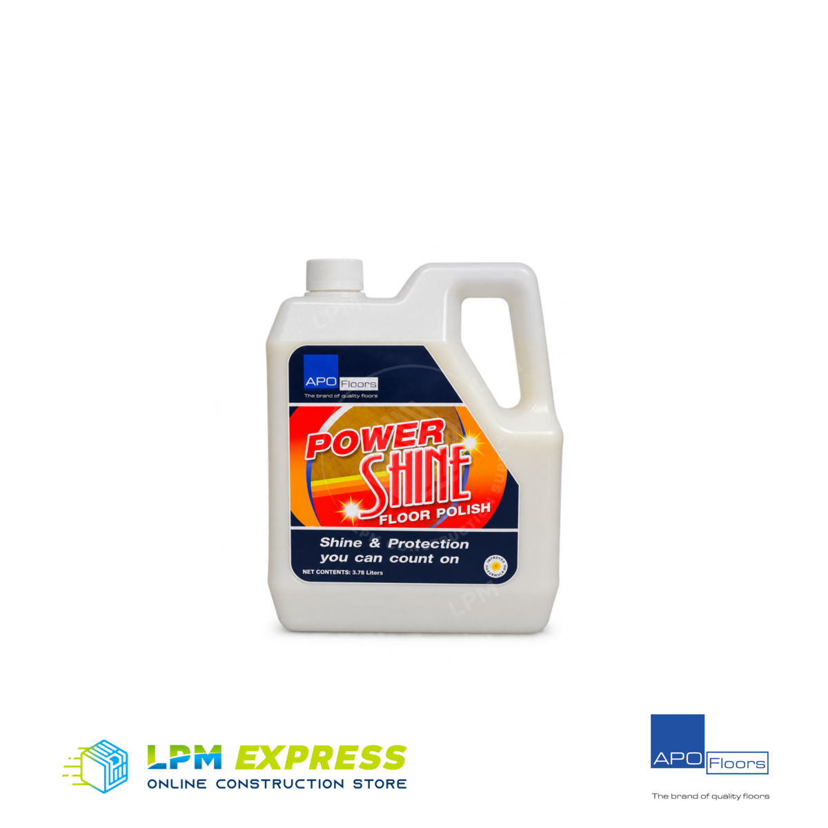 APO PowerShine floor-polish bottle