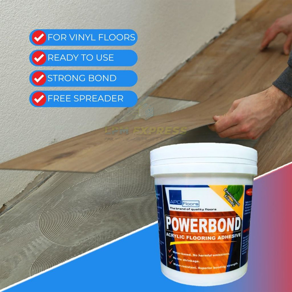 Apo Powerbond - 丙烯酸地板胶粘剂
