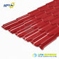 APO Tilespan Elite Longspan Roofing — red tilespan sheet