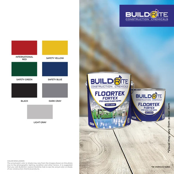 Buildrite Floortek Fortex Epoxy Floor Coating