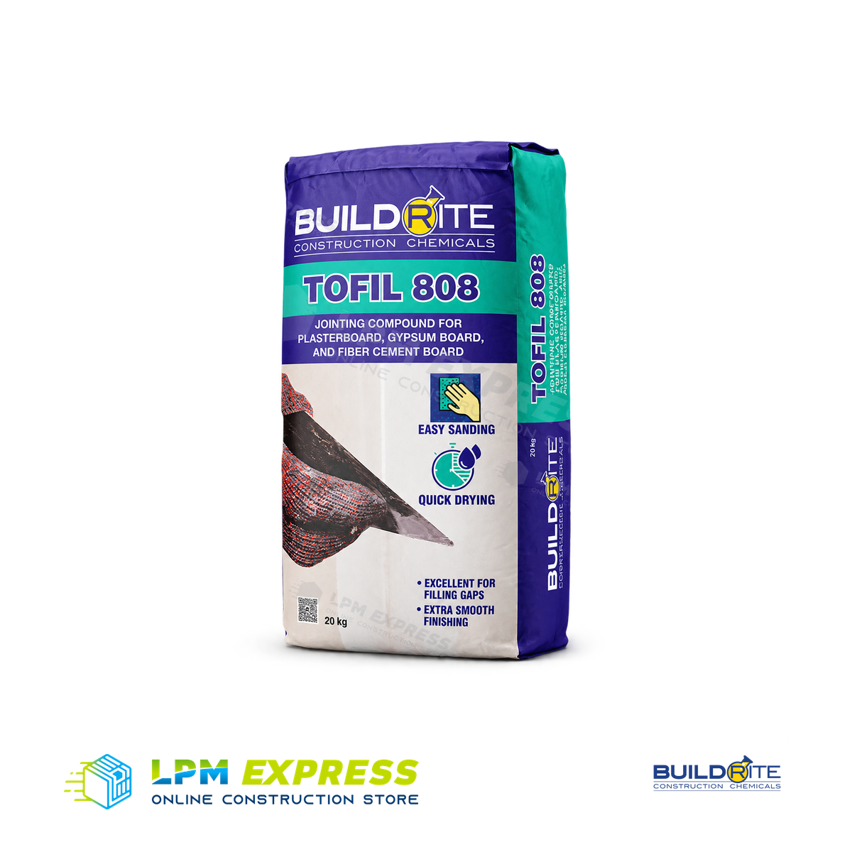 Buildrite Tofil 808 jointing compound bag Gypsum Jointing Compound