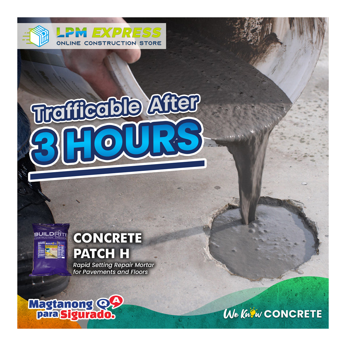 Buildrite Concrete Patch H – LPM Express | LPM Construction Supply