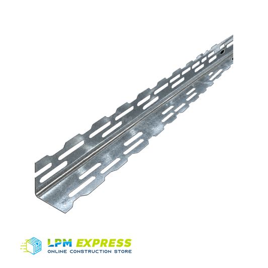 Perforated metal corner bead