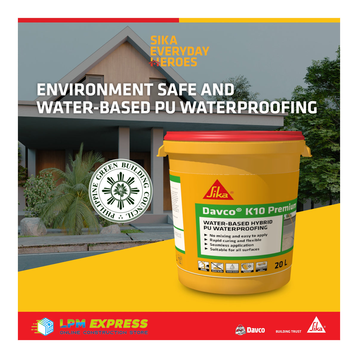 Bundle: 4 gallons Davco K10 Premium