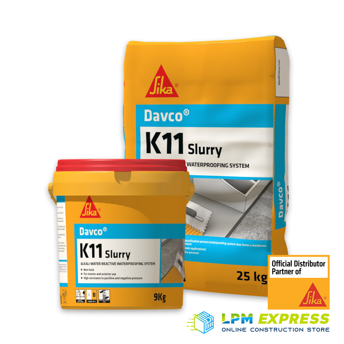 Davco K11 Slurry (SikaTop 105 Seal PH) Crystallization Waterproofing