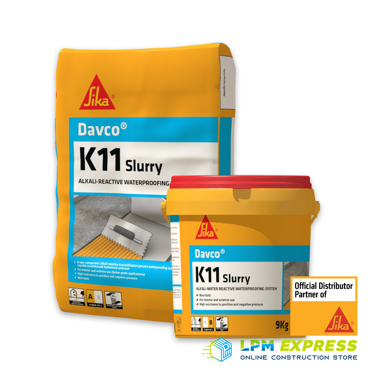 Davco K11 Slurry (SikaTop 105 Seal PH) Crystallization Waterproofing