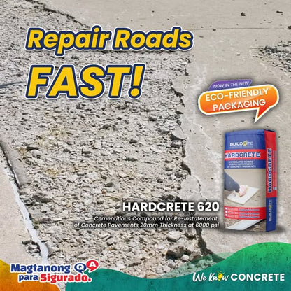 Hardcrete 620 - 6000psi 20mm 厚度