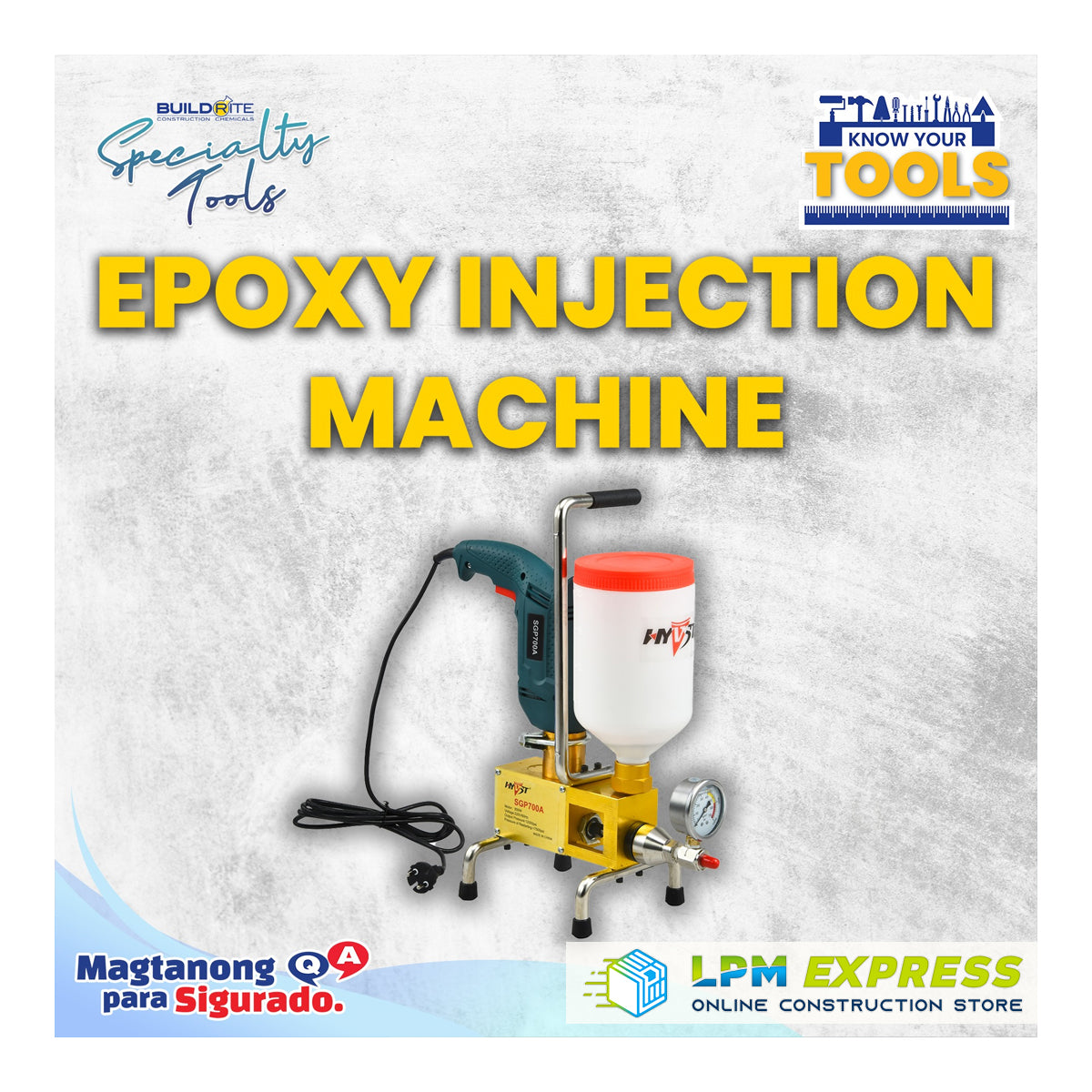 Epoxy Injection Machine – LPM Express | LPM Construction Supply