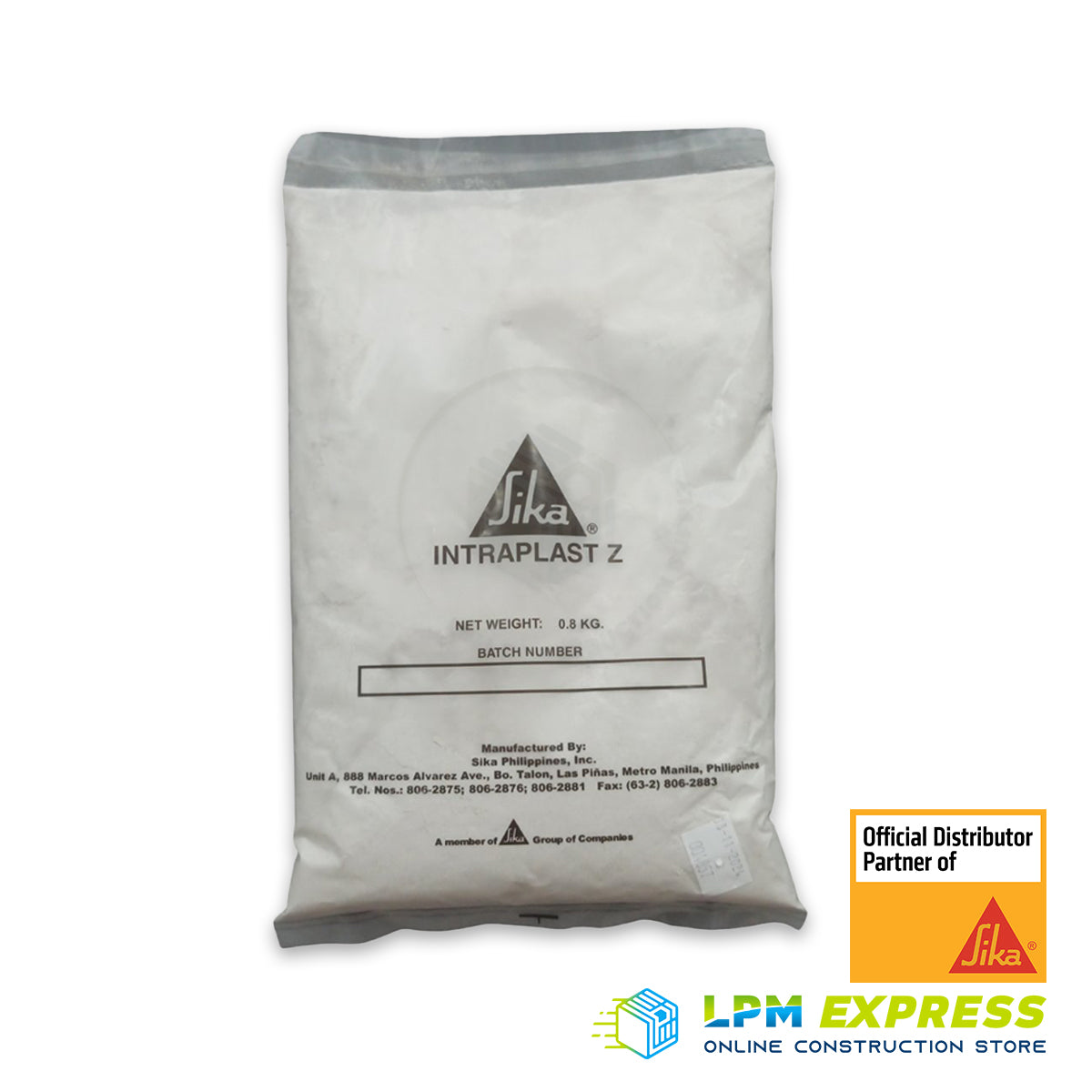 Sika Intraplast Z – LPM Express | LPM Construction Supply