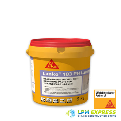 Lanko 103 LankoWall (SikaWall 103) Ready-to-Use Skimcoat