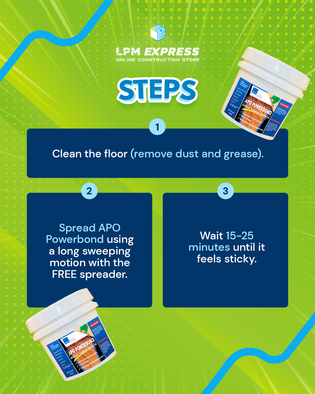 Apo Powerbond - Acrylic Flooring Adhesive