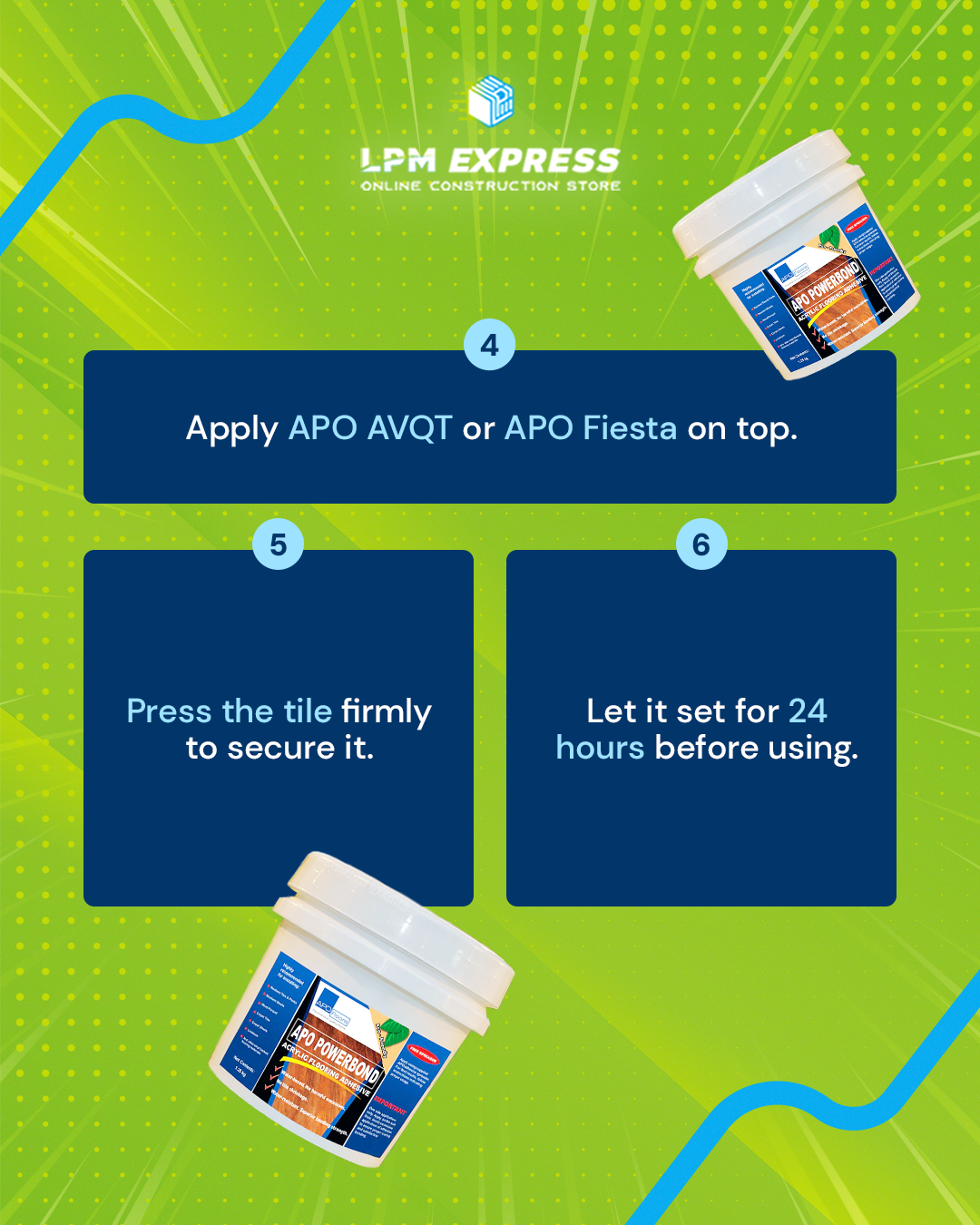 Apo Powerbond - Acrylic Flooring Adhesive