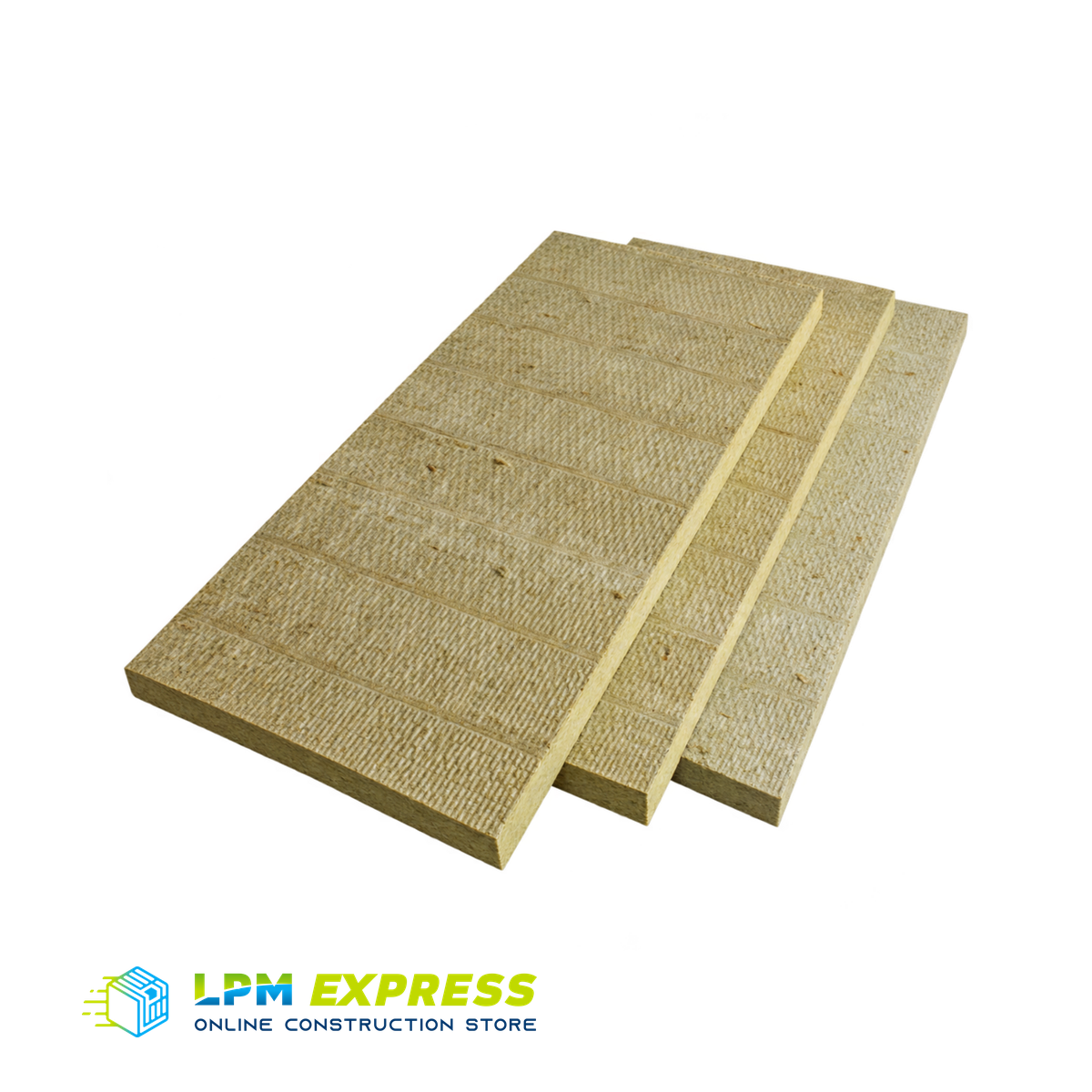 Bare mineral wool insulation boards