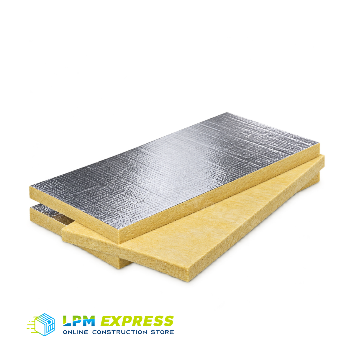 Foil-faced mineral wool insulation boards