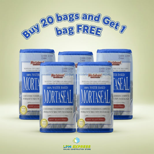Bundle: 20 bags Mortaseal Slurry + 1 bag FREE