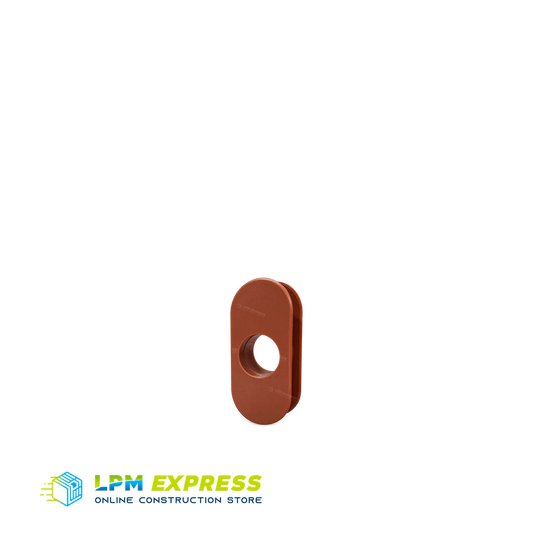 PVC Door Knob Pad — Brown door pad
