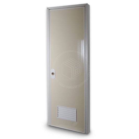 PVC Door with Jamb - Beige