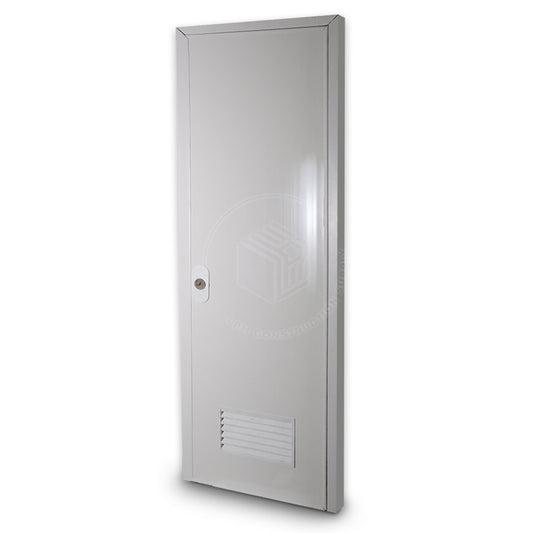 PVC Door with Jamb - White