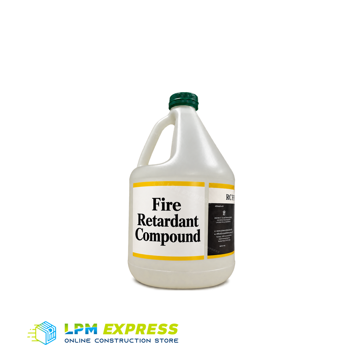 RC Fire Retardant Compound container