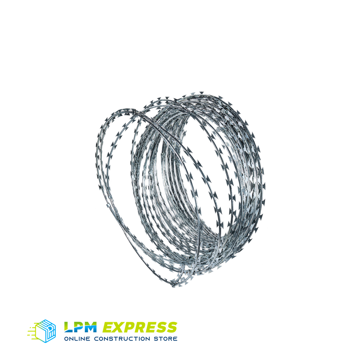 Coiled razor wire