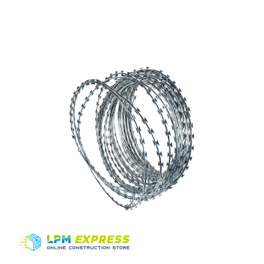 Coiled razor wire