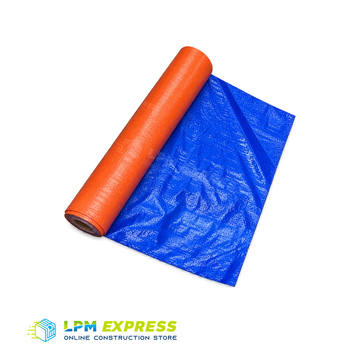 Sakolin Orange-Blue Tarpaulin Roll — Blue and Orange tarpaulin roll
