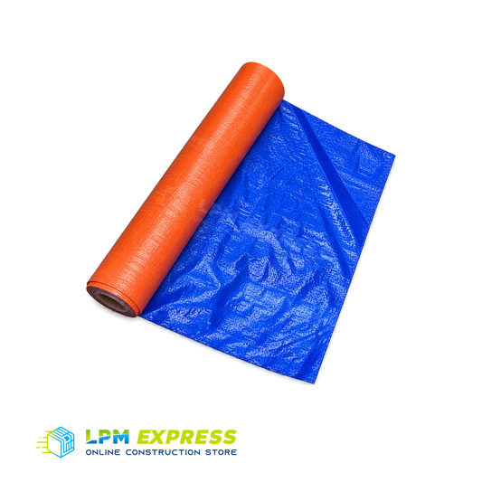 Sakolin Orange-Blue Tarpaulin Roll — Blue and Orange tarpaulin roll