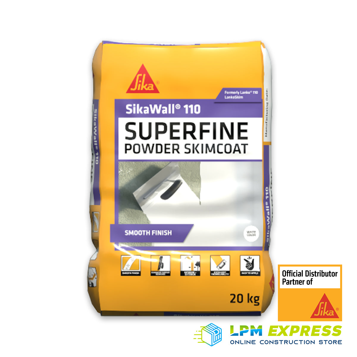 SikaWall 110 Superfine Skimcoat