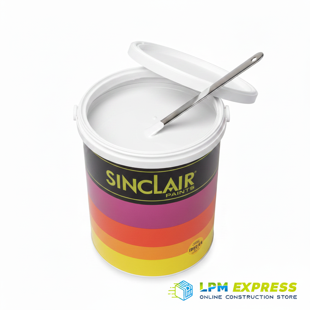 Sinclair Semi-Gloss Latex Paint White 100% Acrylic